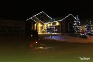 Calgary Home Peak and Roofline Christmas Lights