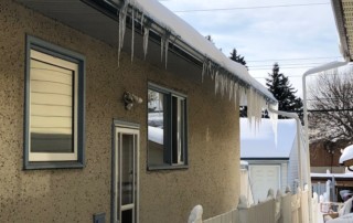 Ice dam removal Calgary